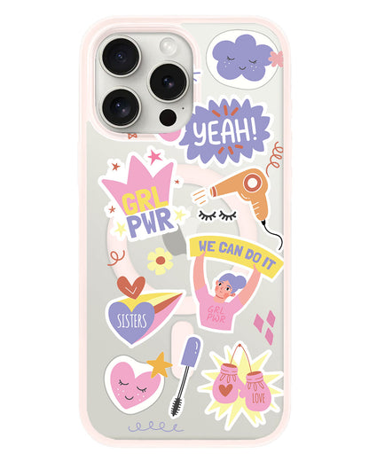 iPhone Rearguard Hybrid - Girl Power Sticker Pack