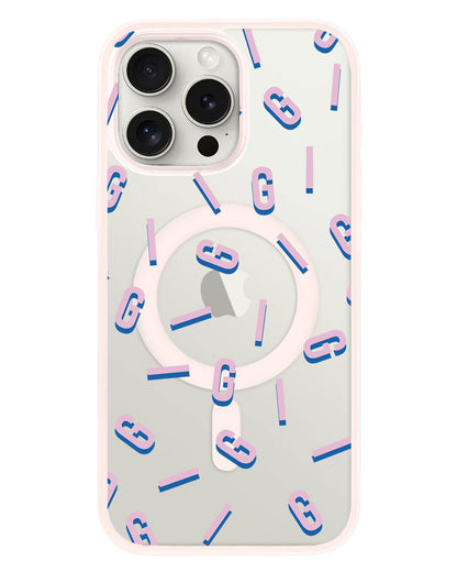 iPhone Rearguard Hybrid - CUSTOM MONOGRAM 1.0 Cotton Candy