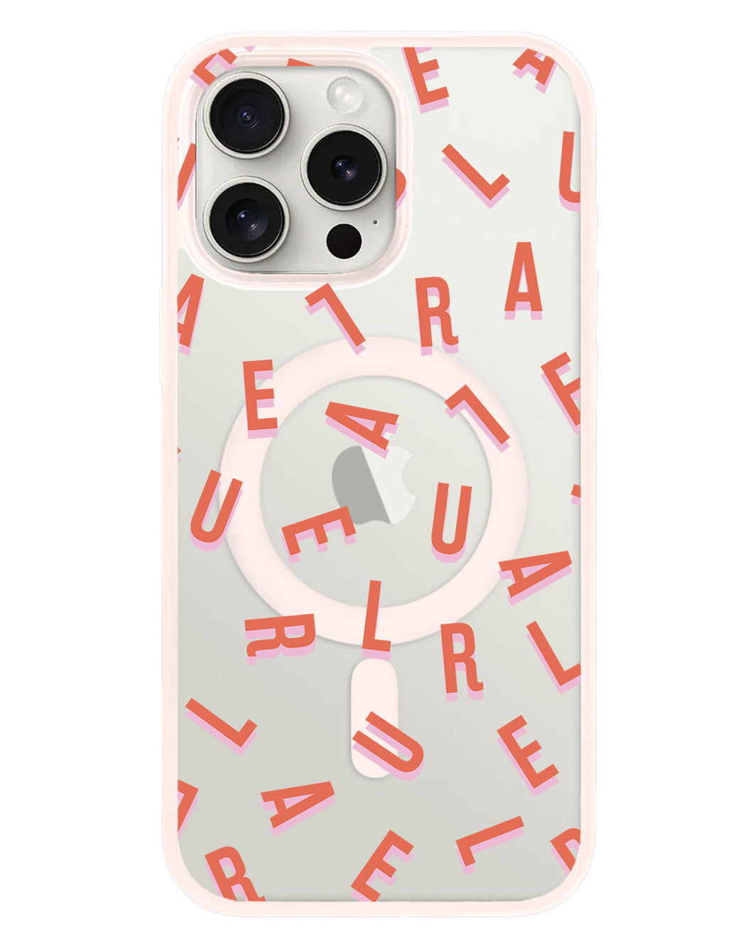 iPhone Rearguard Hybrid - CUSTOM Monogram 1.0 Coral