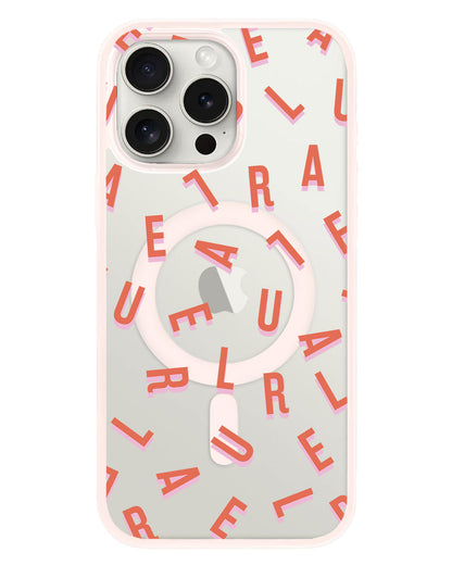 iPhone Rearguard Hybrid - CUSTOM Monogram 1.0 Coral