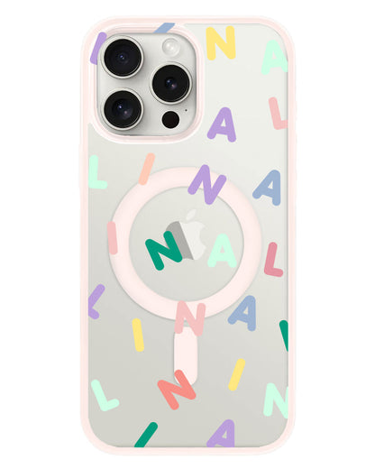 iPhone Rearguard Hybrid - CUSTOM MONOGRAM 2.0 Rainbow