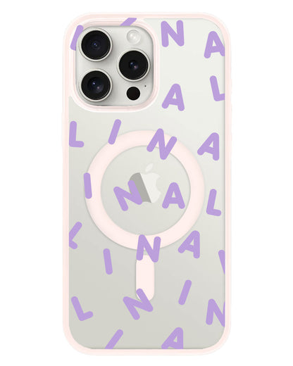 iPhone Rearguard Hybrid - CUSTOM Monogram 2.0 Lilac