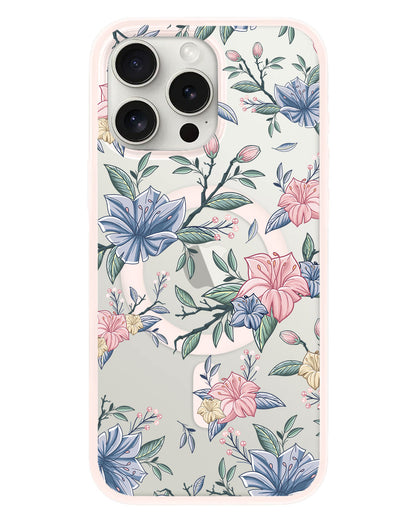 iPhone Rearguard Hybrid - Pink & Blue Florals