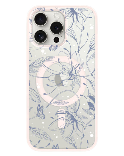 iPhone Rearguard Hybrid - Sketchy Flower & Butterfly 2.0
