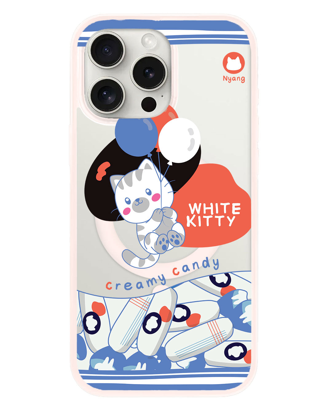 iPhone Rearguard Hybrid - White Kitty