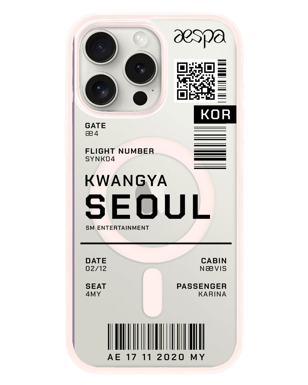 iPhone Rearguard Hybrid - Aespa Kwangya Ticket