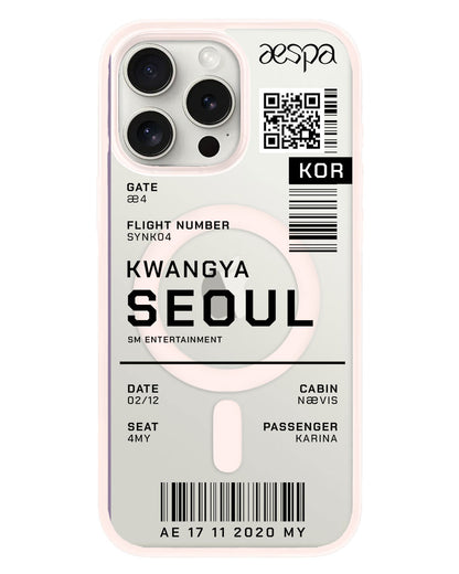 iPhone Rearguard Hybrid - Aespa Kwangya Ticket
