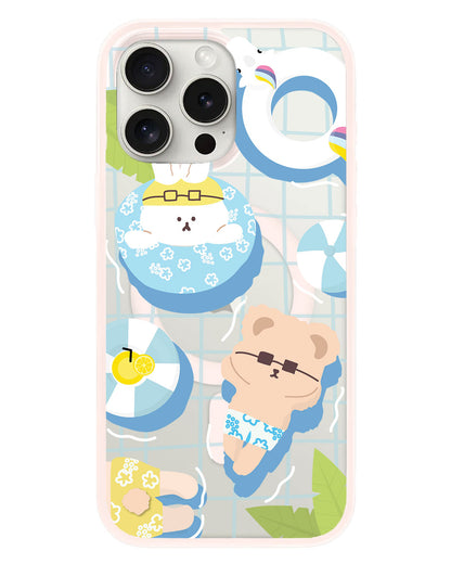iPhone Rearguard Hybrid - Pool Party Blue