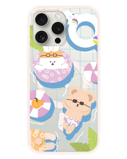 iPhone Rearguard Hybrid - Pool Party Pink
