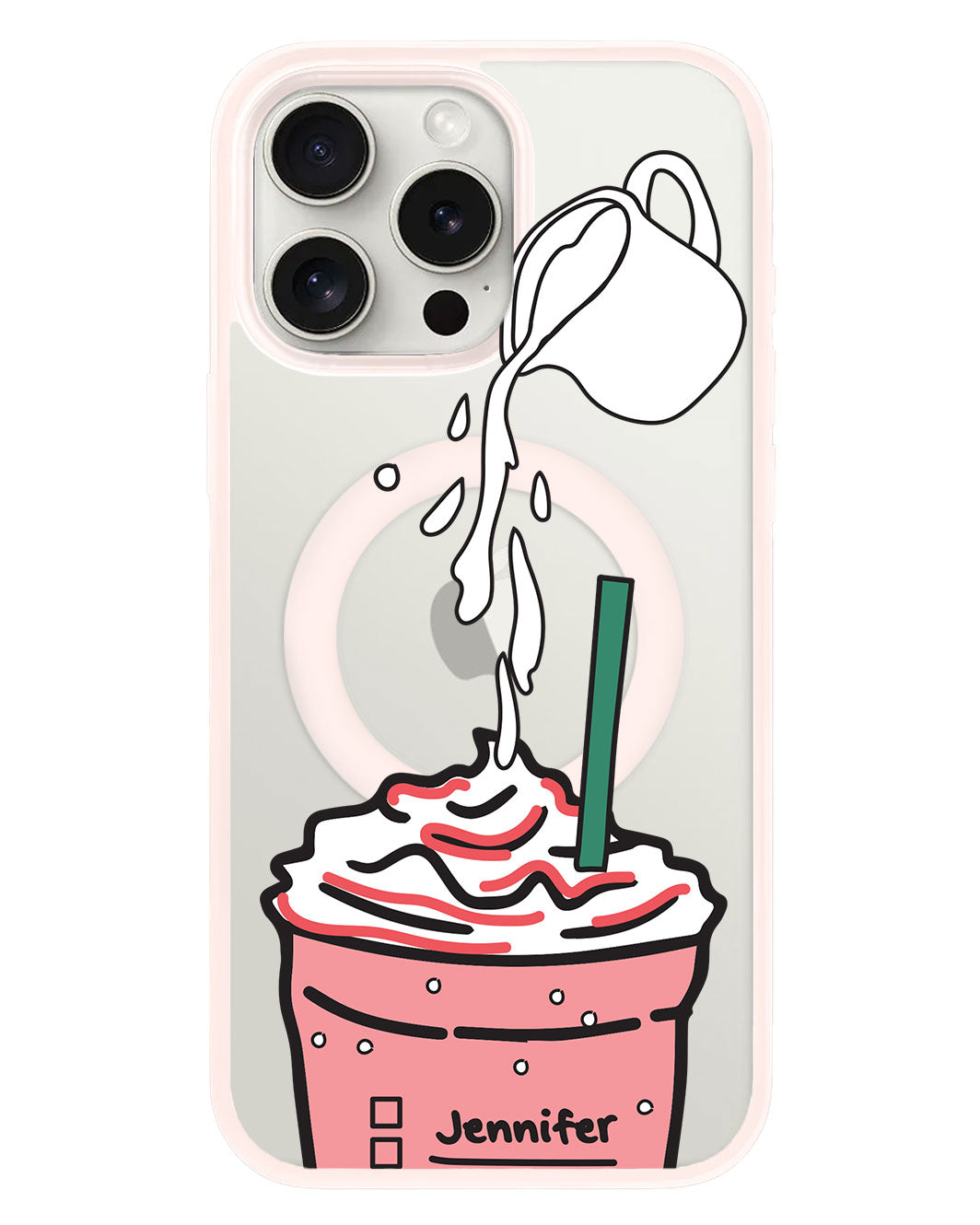 iPhone Rearguard Hybrid - Raspberry Frappe