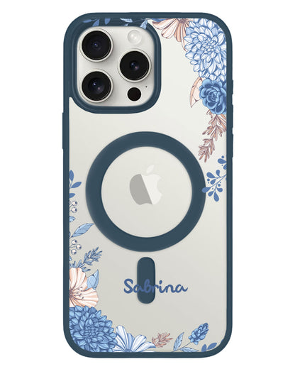 iPhone Rearguard Hybrid - Blue Florals