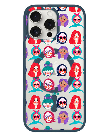iPhone Rearguard Hybrid - Cute Sweety Faces