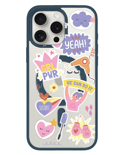 iPhone Rearguard Hybrid - Girl Power Sticker Pack