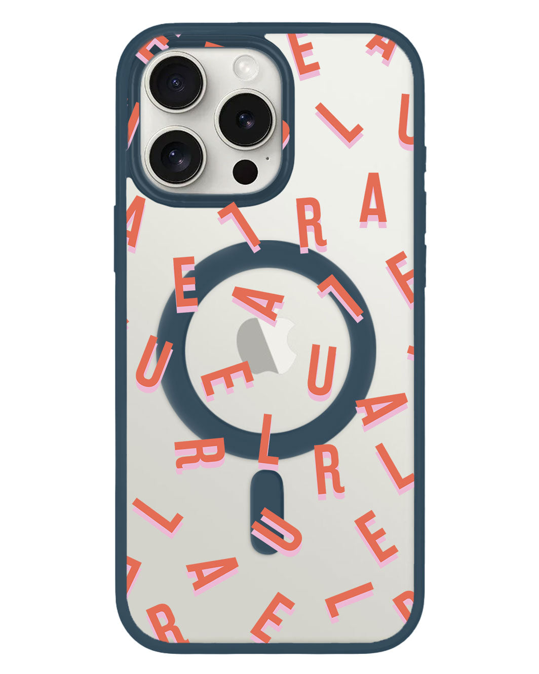 iPhone Rearguard Hybrid - CUSTOM Monogram 1.0 Coral