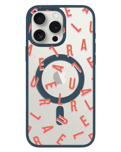 iPhone Rearguard Hybrid - CUSTOM Monogram 1.0 Coral