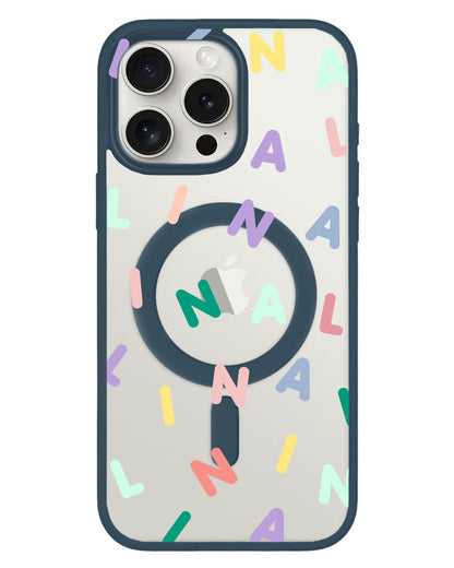 iPhone Rearguard Hybrid - CUSTOM MONOGRAM 2.0 Rainbow