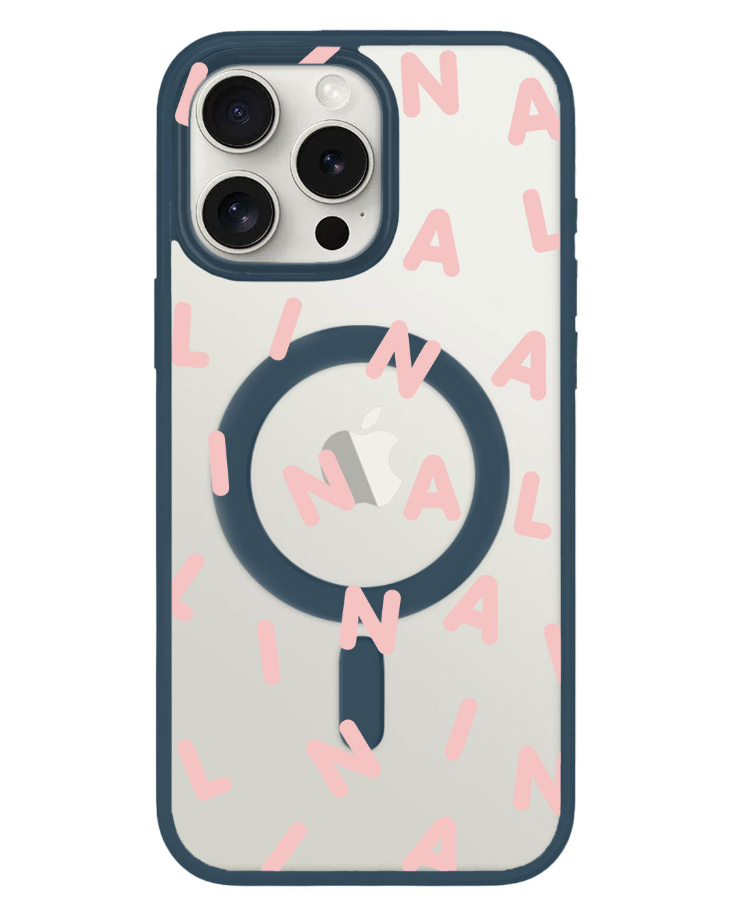 iPhone Rearguard Hybrid - CUSTOM Monogram 2.0 Rosewater