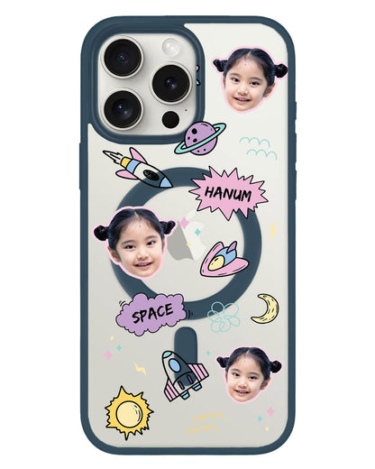 iPhone Rearguard Hybrid - Face Grid Space