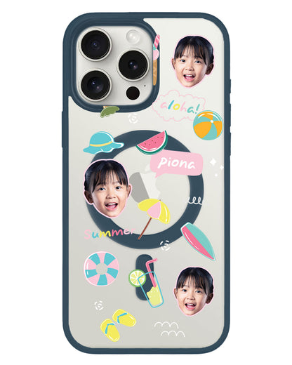 iPhone Rearguard Hybrid - Face Grid Summer
