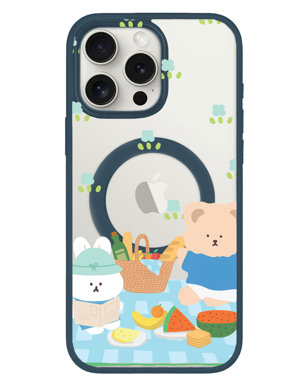 iPhone Rearguard Hybrid - Picnic Bear Blue