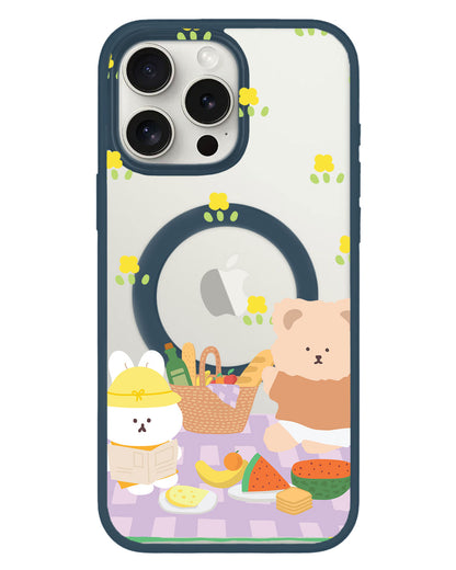 iPhone Rearguard Hybrid - Picnic Bear Lilac
