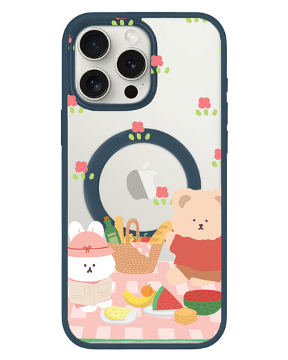 iPhone Rearguard Hybrid - Picnic Bear Pink