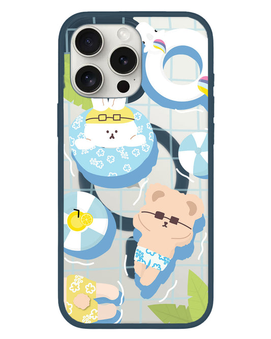 iPhone Rearguard Hybrid - Pool Party Blue