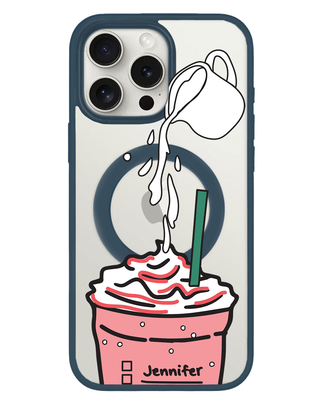 iPhone Rearguard Hybrid - Raspberry Frappe