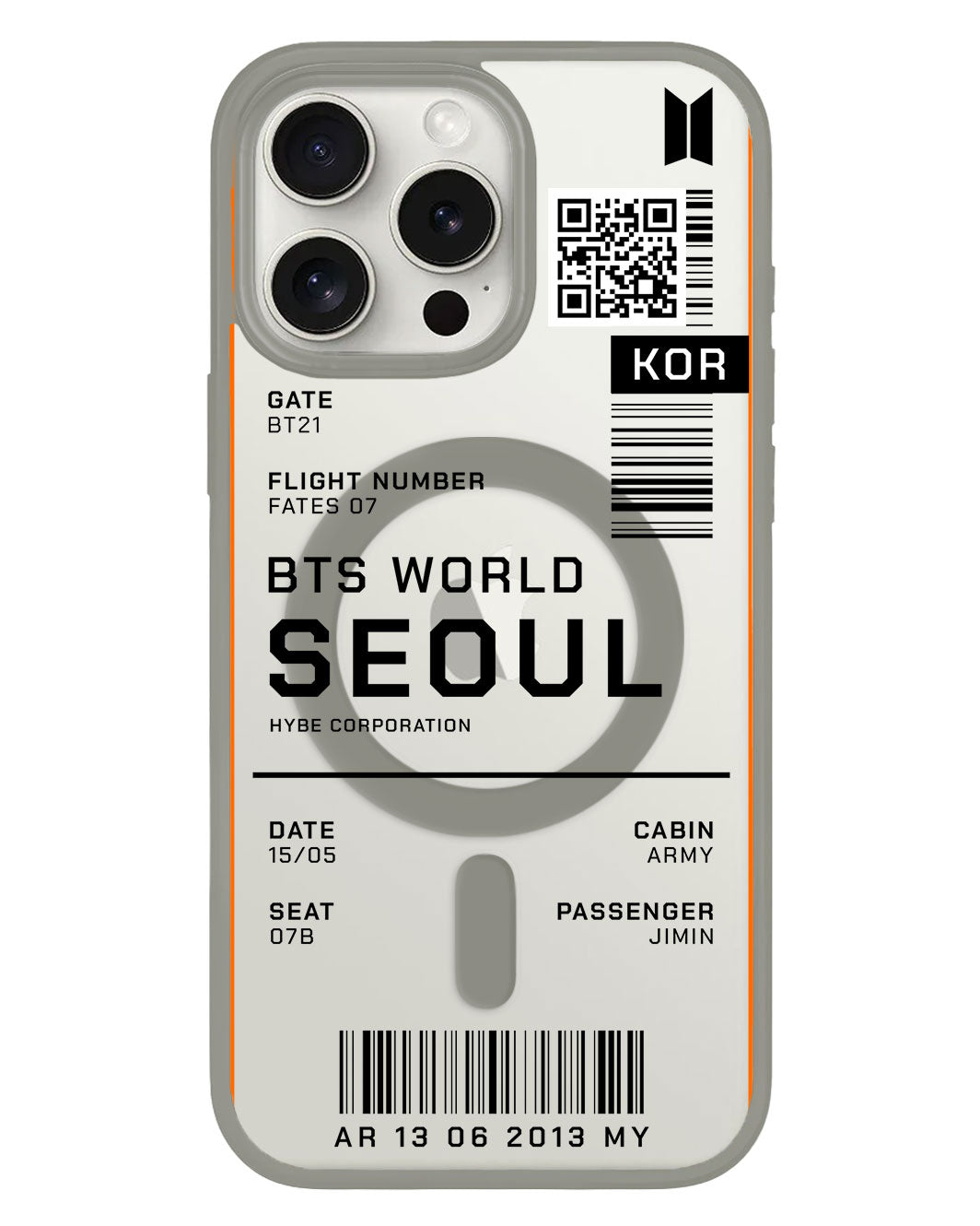 iPhone Rearguard Hybrid - BTS World Ticket