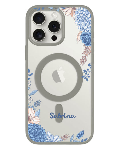 iPhone Rearguard Hybrid - Blue Florals