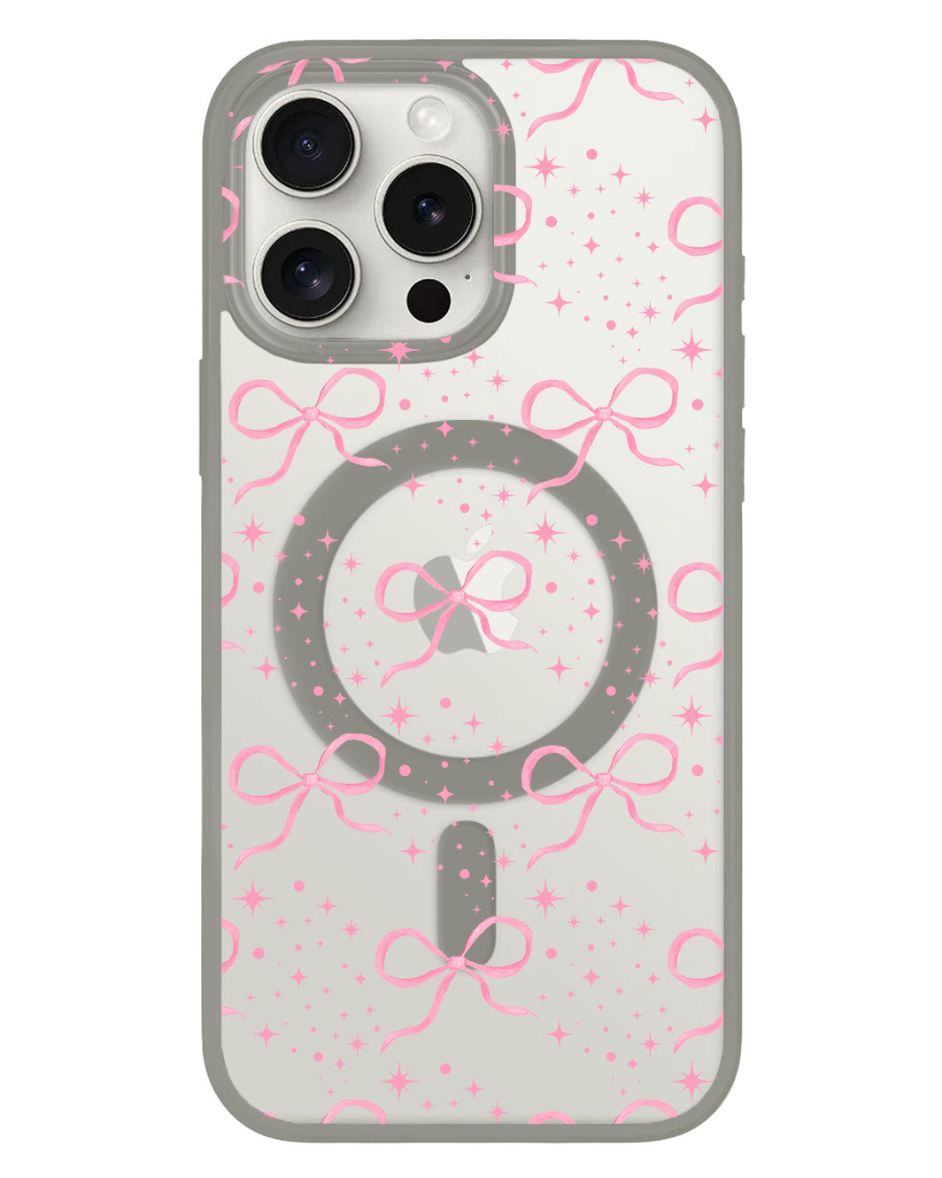 iPhone Rearguard Hybrid - Coquette Glittery Bow