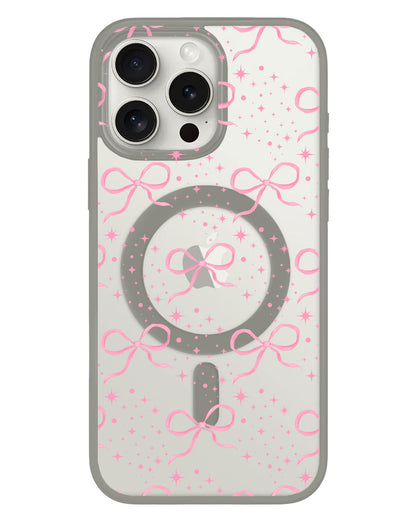 iPhone Rearguard Hybrid - Coquette Glittery Bow