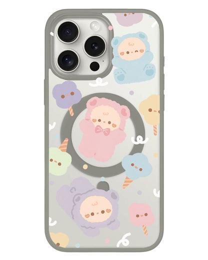 iPhone Rearguard Hybrid - Cotton Teddy