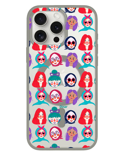 iPhone Rearguard Hybrid - Cute Sweety Faces