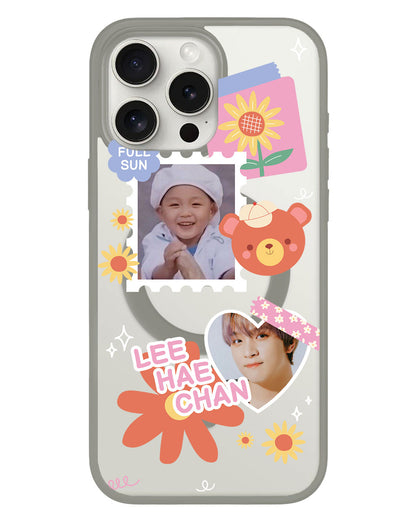 iPhone Rearguard Hybrid - Face Grid Sunflower
