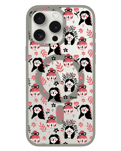 iPhone Rearguard Hybrid - Flowery Faces