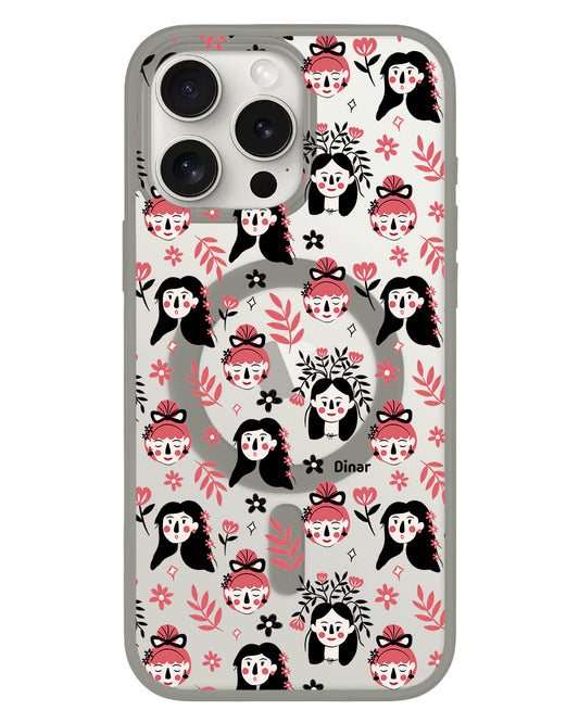 iPhone Rearguard Hybrid - Flowery Faces