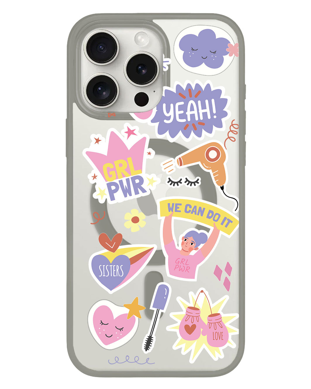 iPhone Rearguard Hybrid - Girl Power Sticker Pack