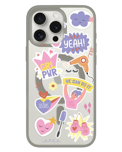 iPhone Rearguard Hybrid - Girl Power Sticker Pack