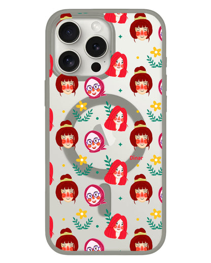 iPhone Rearguard Hybrid - Lovely Faces
