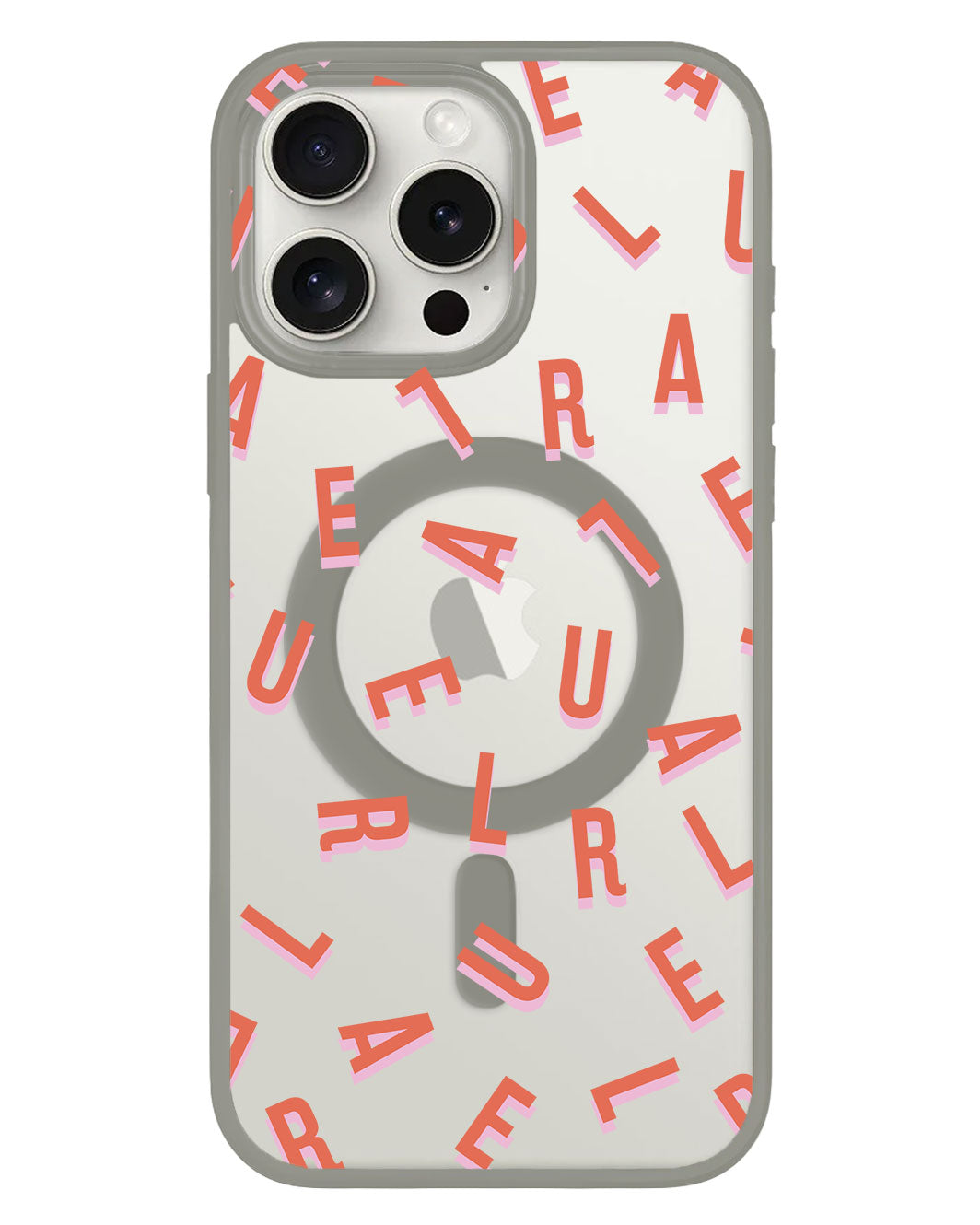 iPhone Rearguard Hybrid - CUSTOM Monogram 1.0 Coral