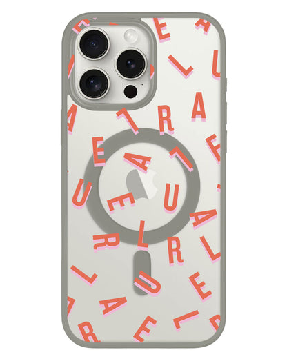 iPhone Rearguard Hybrid - CUSTOM Monogram 1.0 Coral