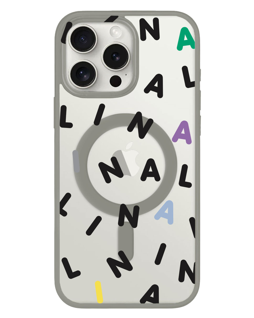 iPhone Rearguard Hybrid - CUSTOM MONOGRAM 2.0 Black