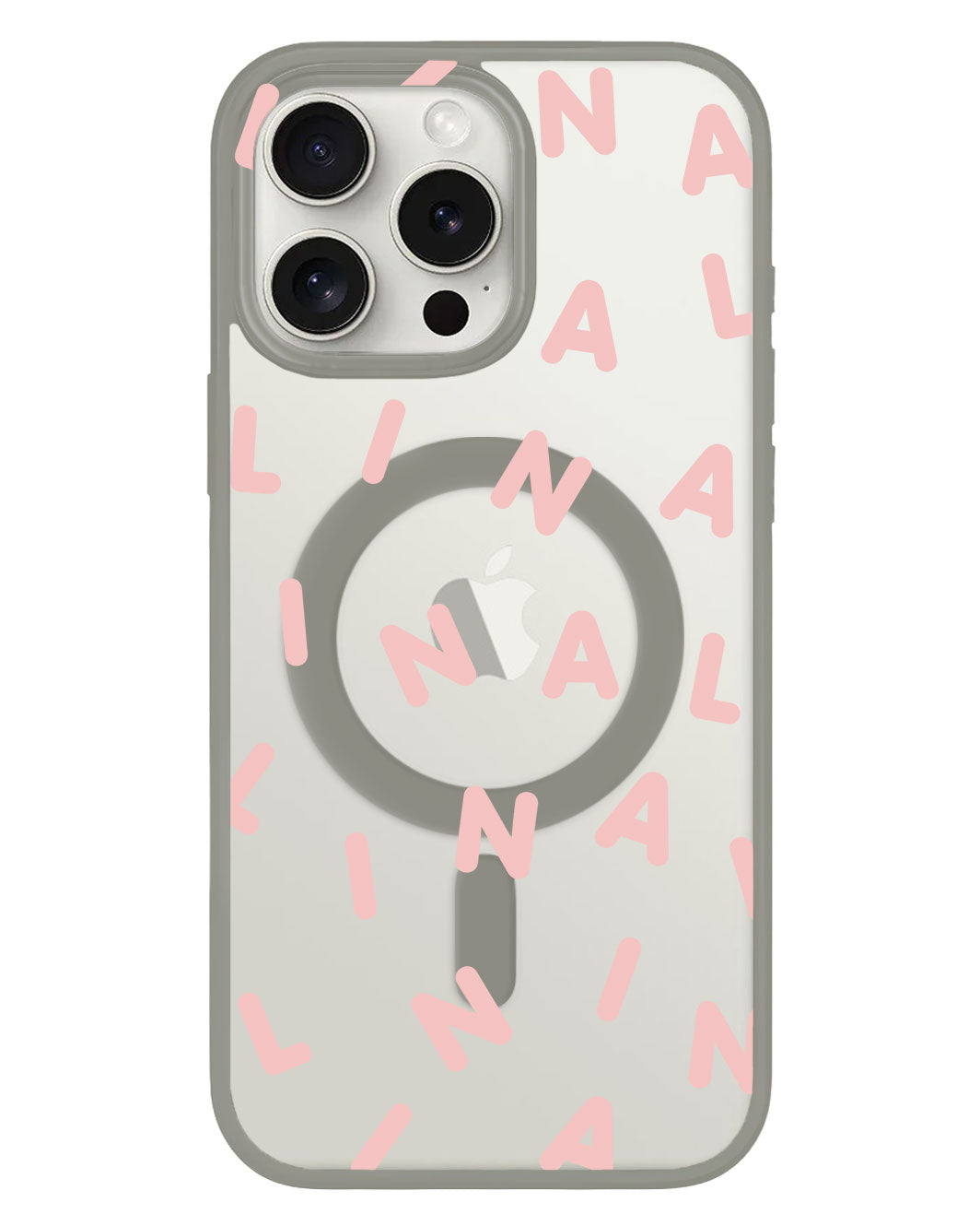 iPhone Rearguard Hybrid - CUSTOM Monogram 2.0 Rosewater