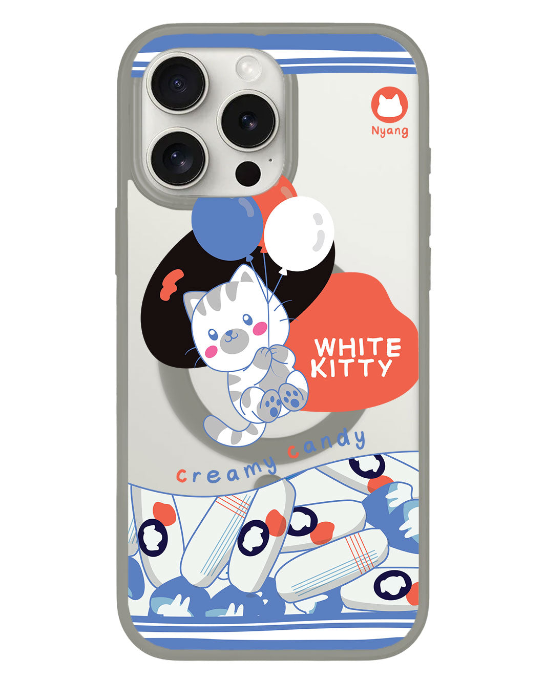 iPhone Rearguard Hybrid - White Kitty