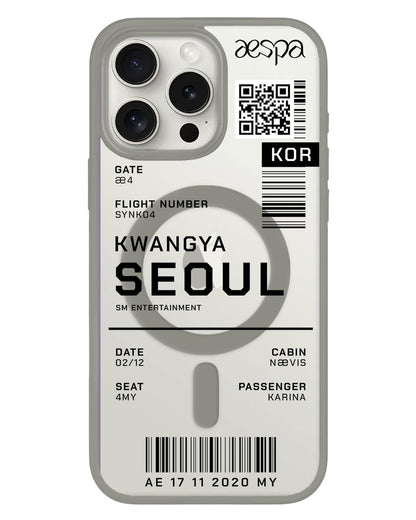 iPhone Rearguard Hybrid - Aespa Kwangya Ticket