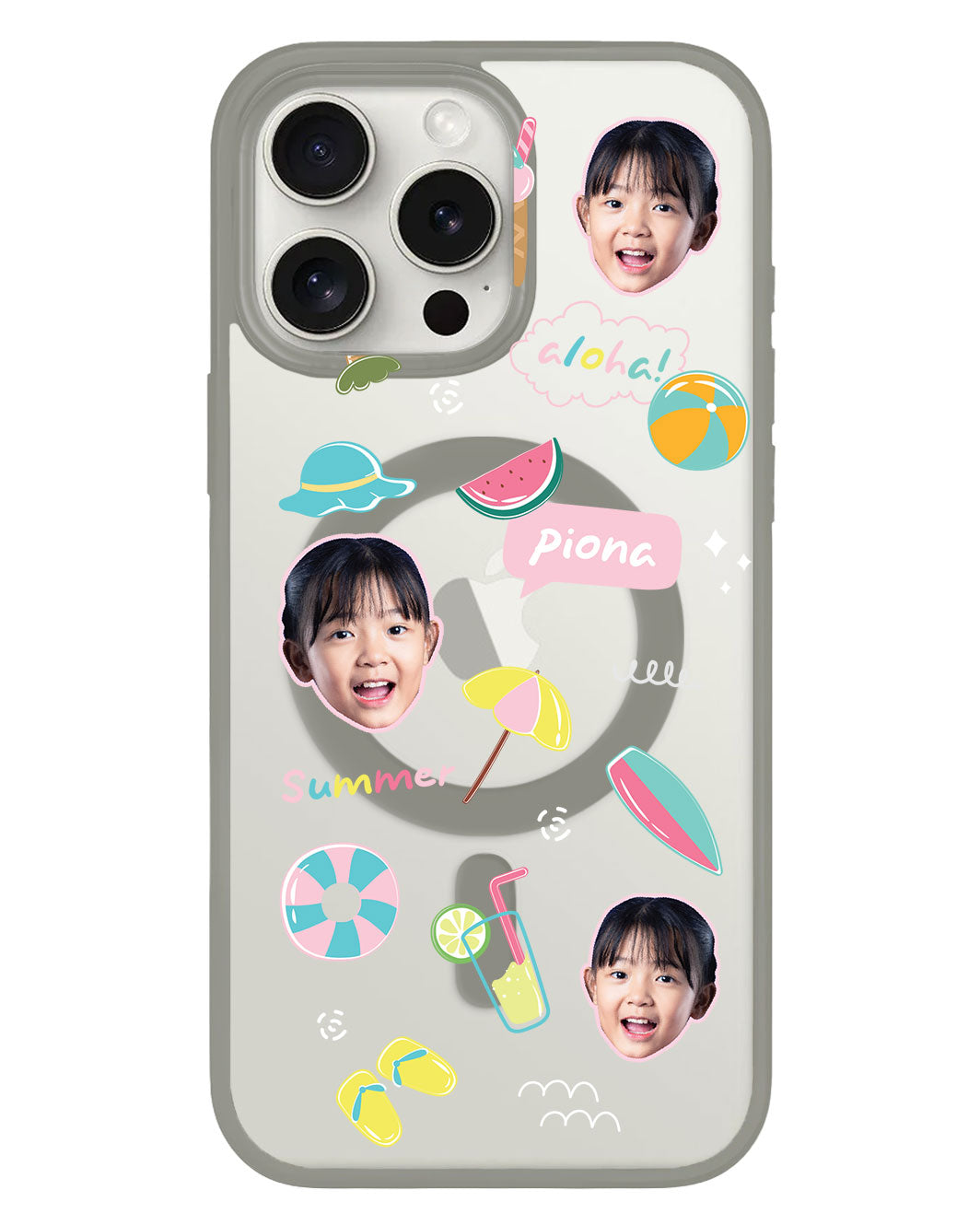 iPhone Rearguard Hybrid - Face Grid Summer