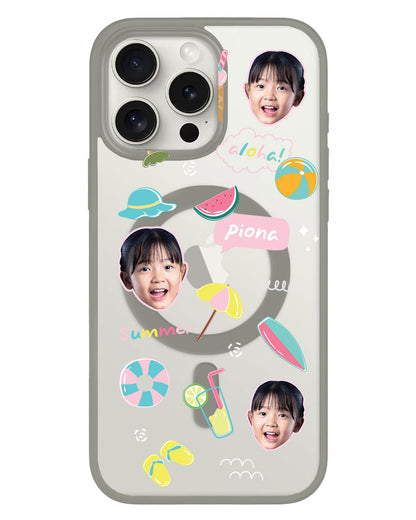 iPhone Rearguard Hybrid - Face Grid Summer