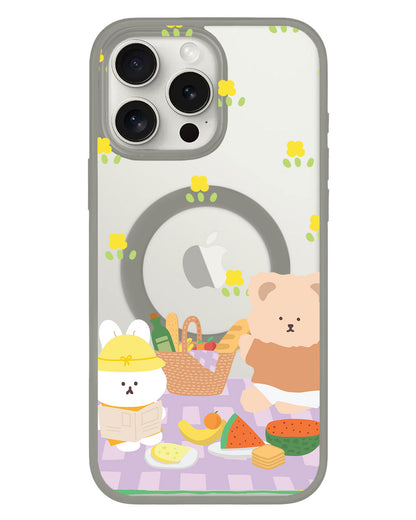 iPhone Rearguard Hybrid - Picnic Bear Lilac
