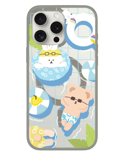 iPhone Rearguard Hybrid - Pool Party Blue